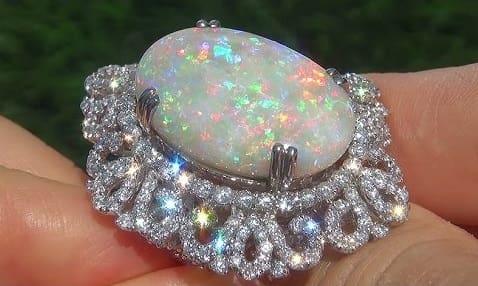 jóias de pedra opala