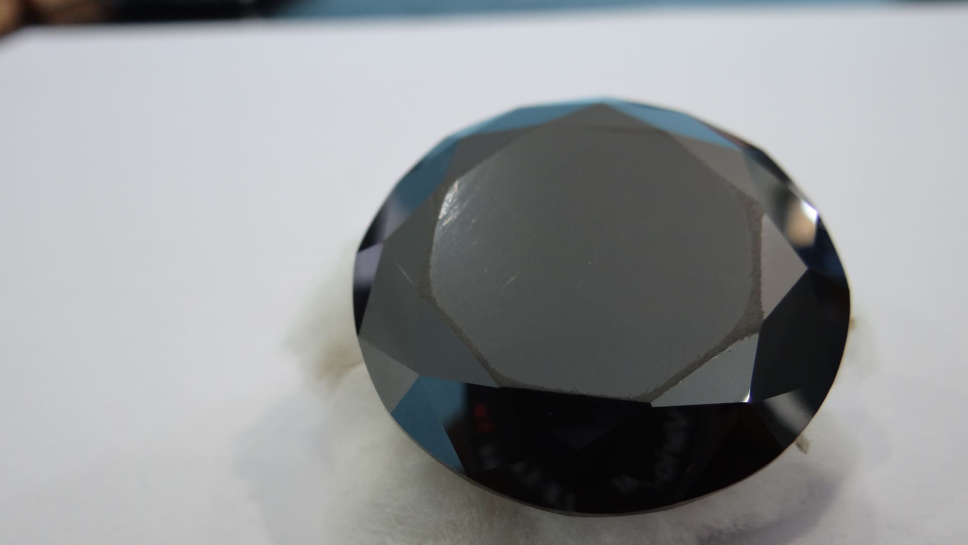 Pedra preciosa de diamante negro natural
