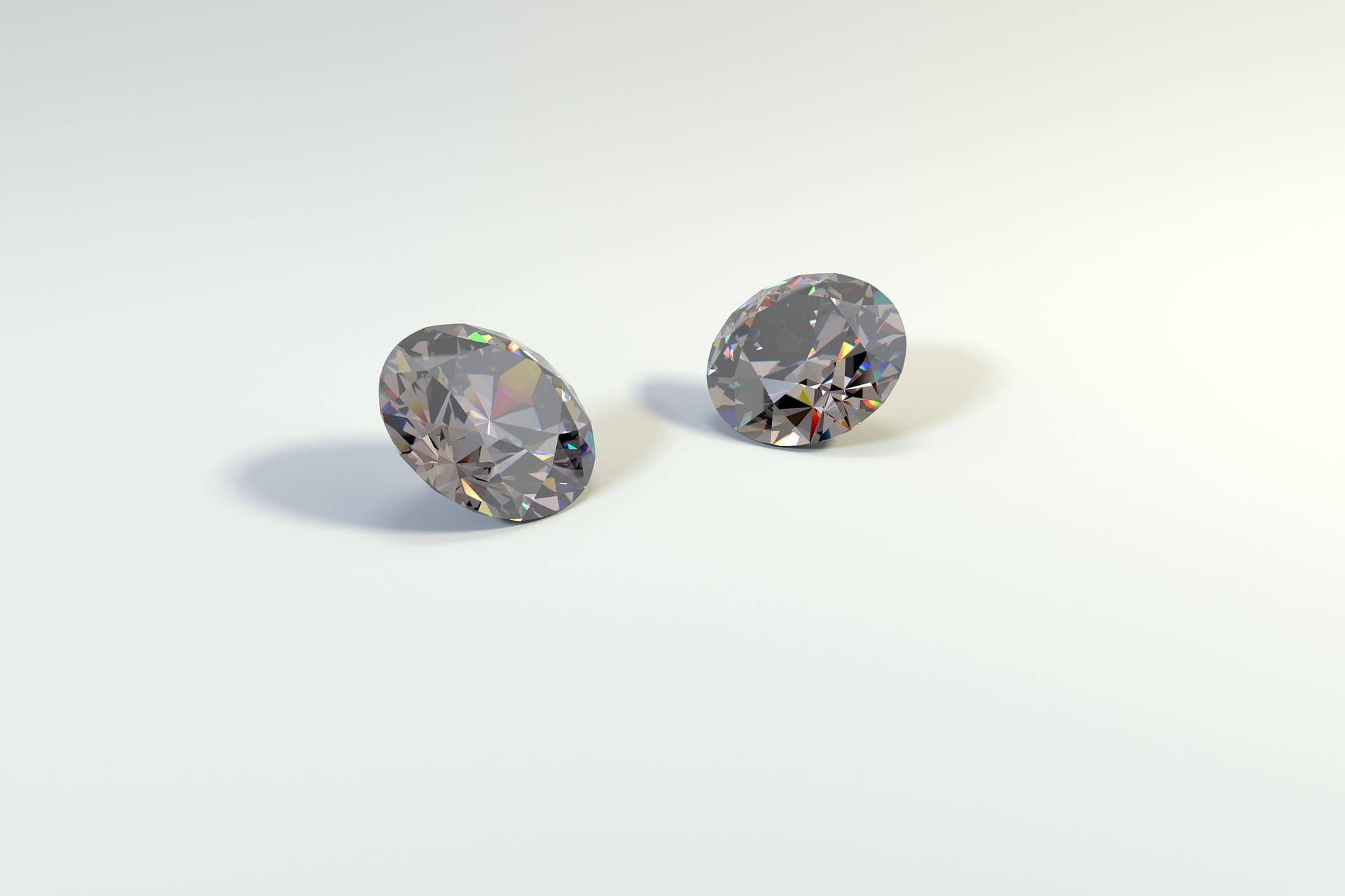 Pierres de diamant polies