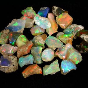 Pierres d'opale brutes - Comment se forment les pierres d'opale