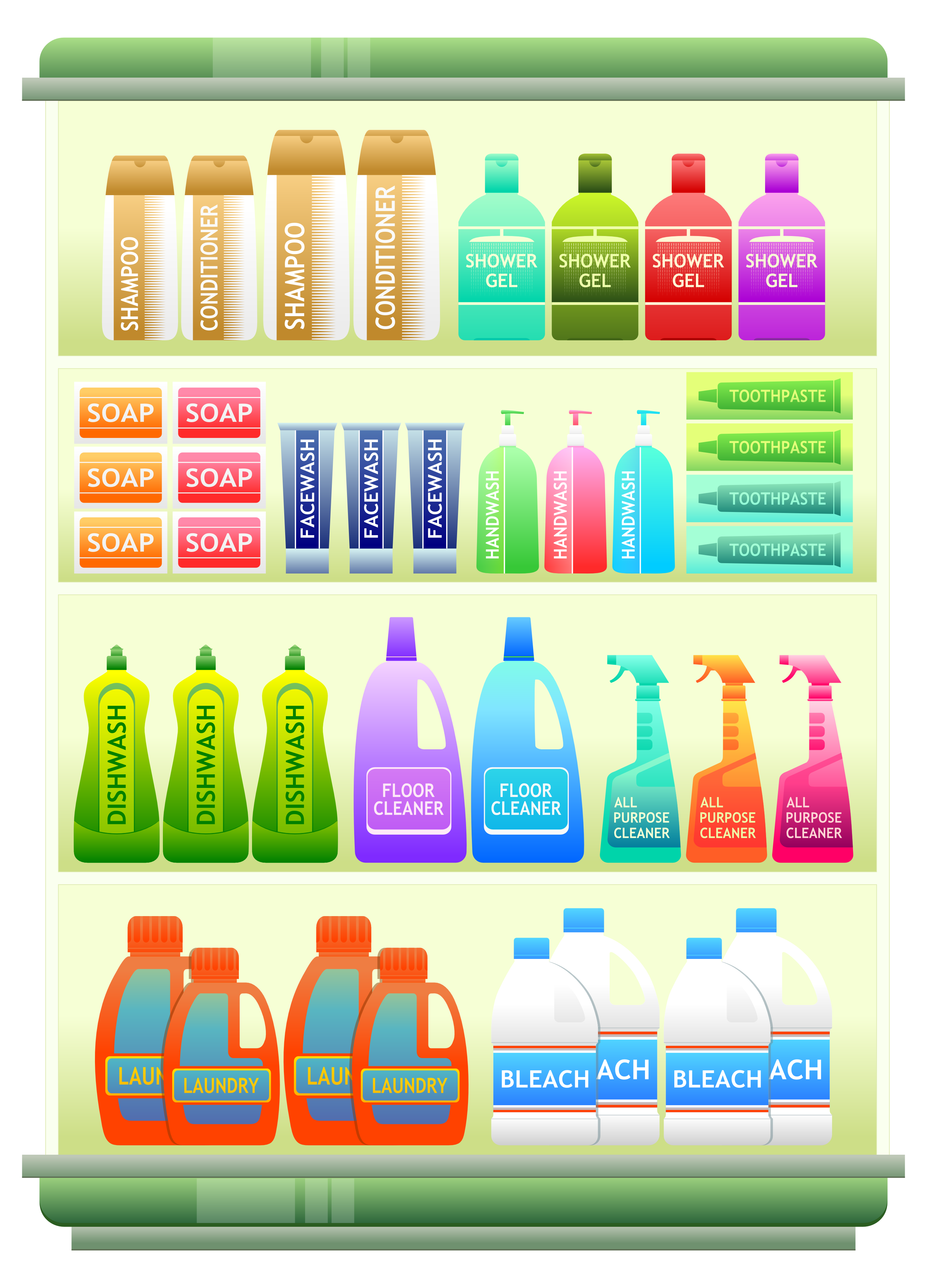 Shampoo e outros produtos adequados para a limpeza de prata
