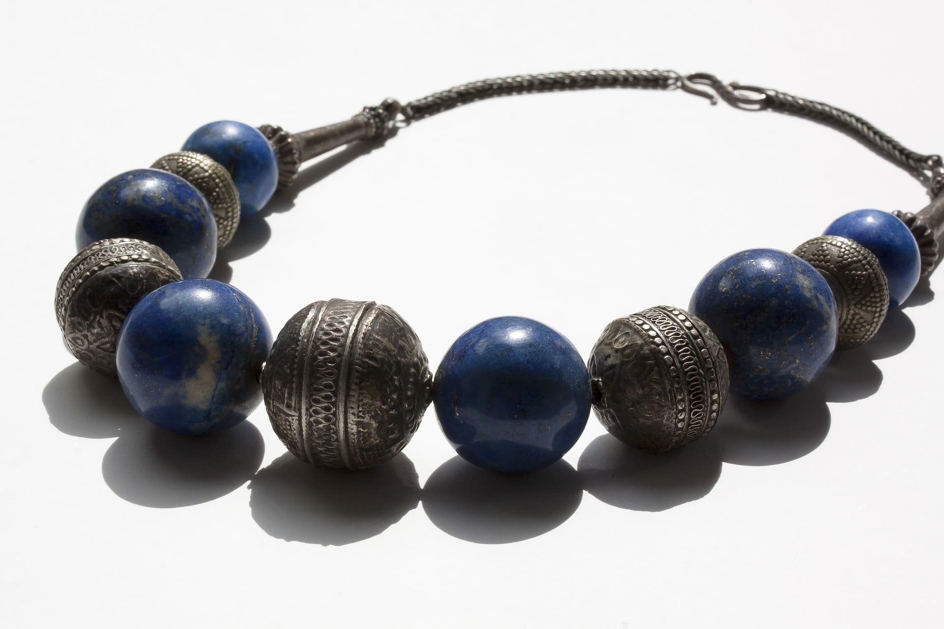 bracelet lapis lazuli naturel