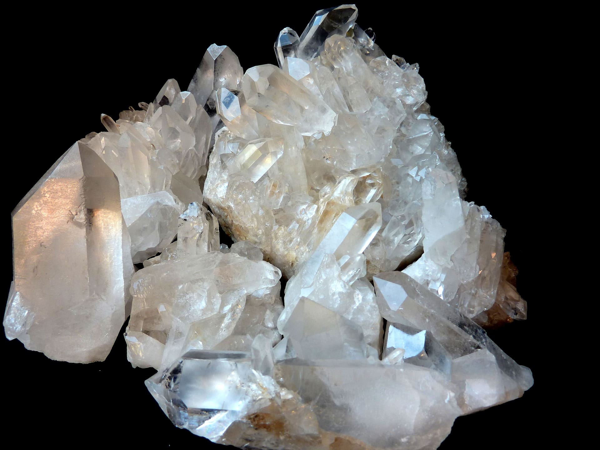 quartzo natural bruto